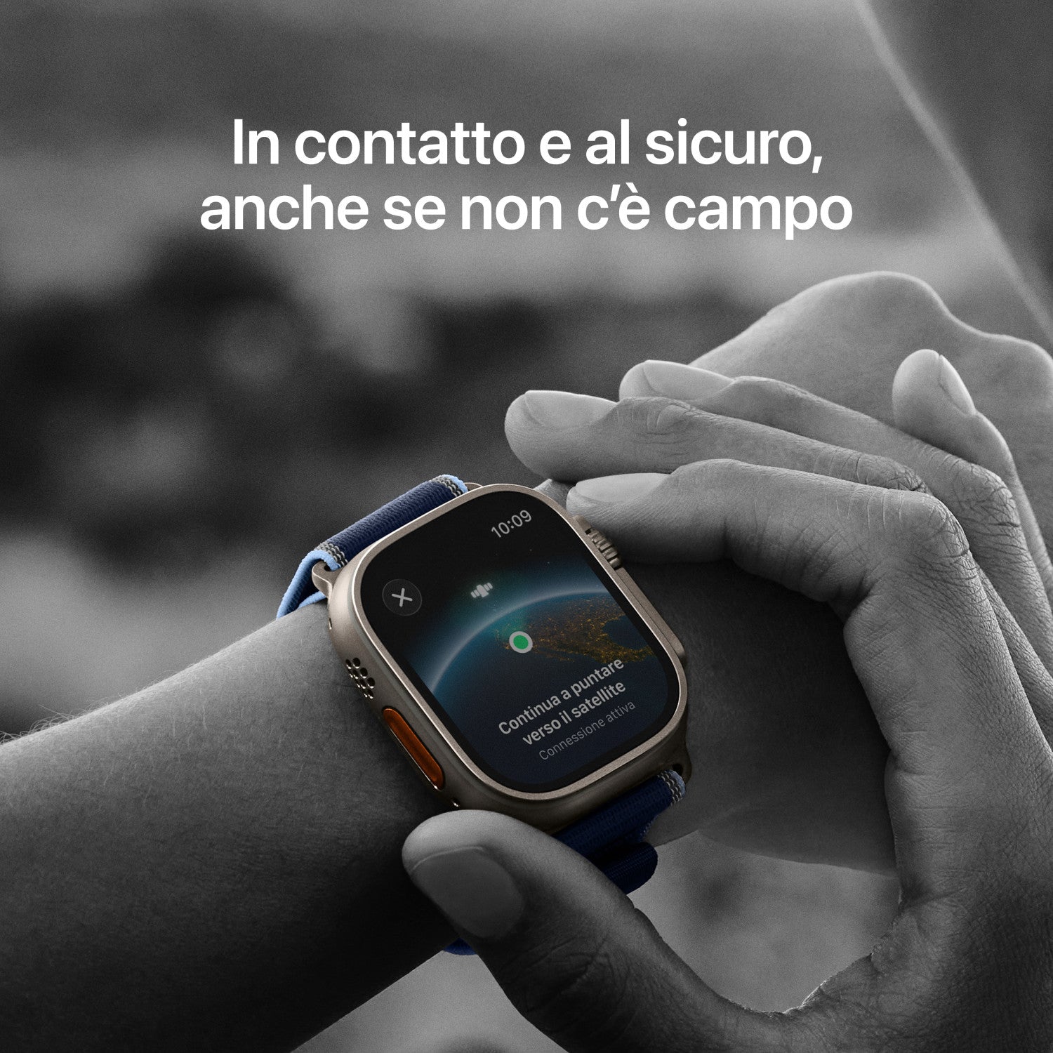 Apple Watch Ultra 3 GPS Cellular 49mm Cassa Titanio with Anchor Blue Ocean Band