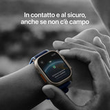 Apple Watch Ultra 3 GPS Cellular 49mm Cassa Titanio with Anchor Blue Ocean Band