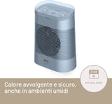 Imetec Termoventilatore Silent Power Protection Silenzioso Timer spegnimento programmabile 2100 W