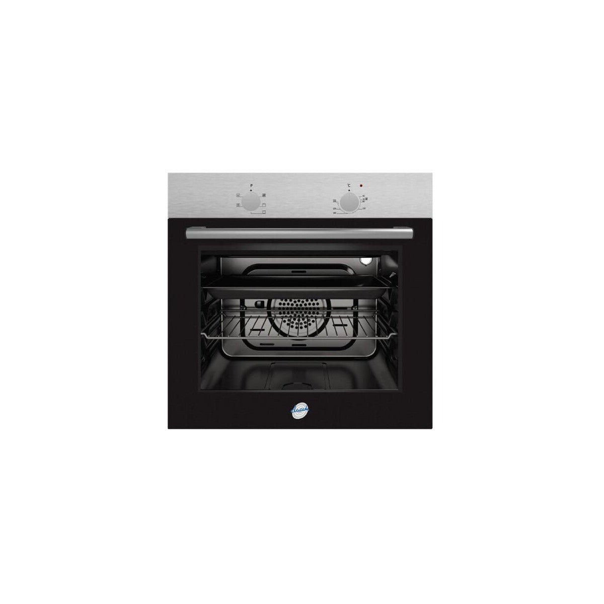 Ducati Forno Incasso SDDEX5 Multifunzione 60 Cm, 56 Litri, Classe Energetica A, Inox E Nero