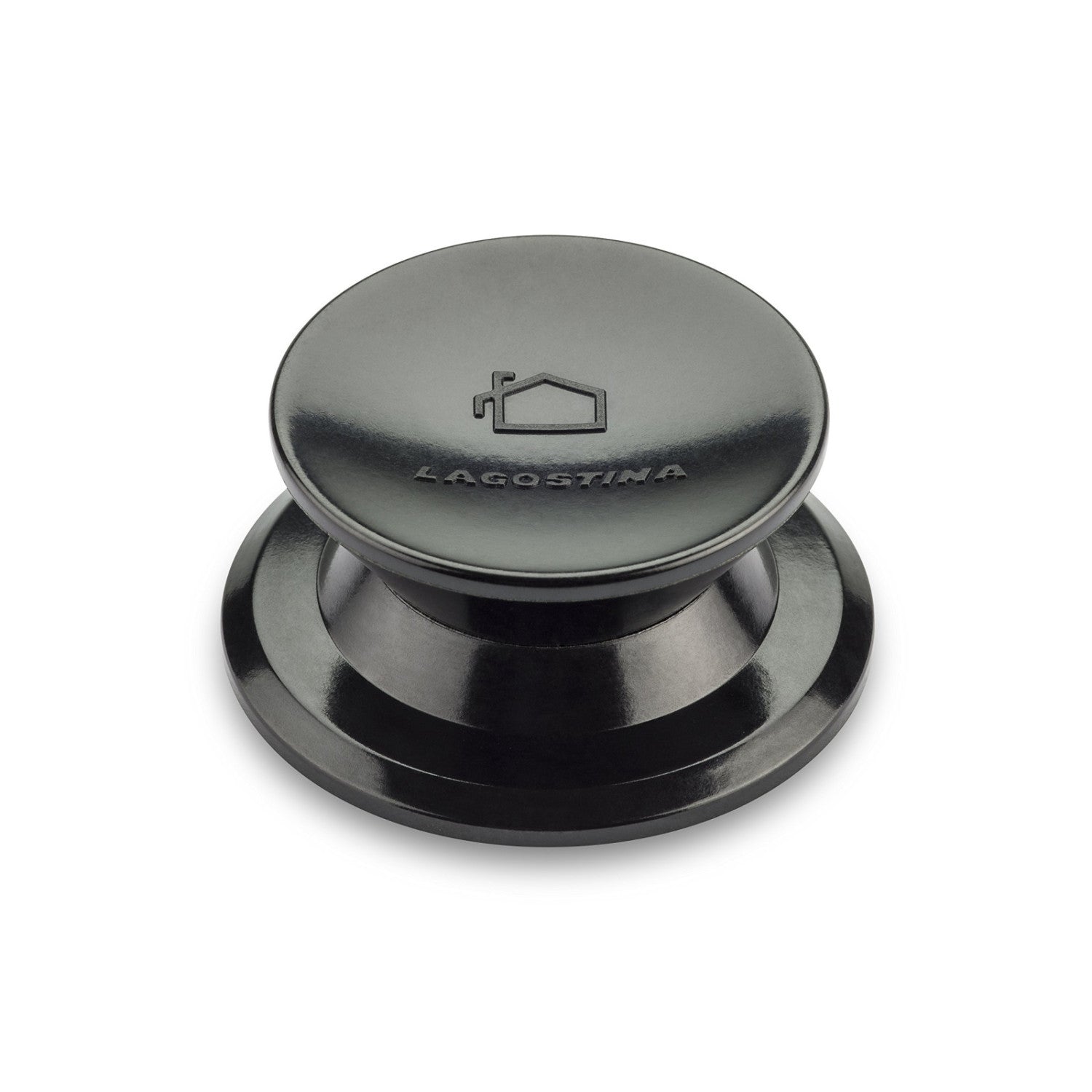 Lagostina Pomolo Di Ricambio Per Coperchio Pentolame Classico 26/28/30 Cm Plastica Nero N.3