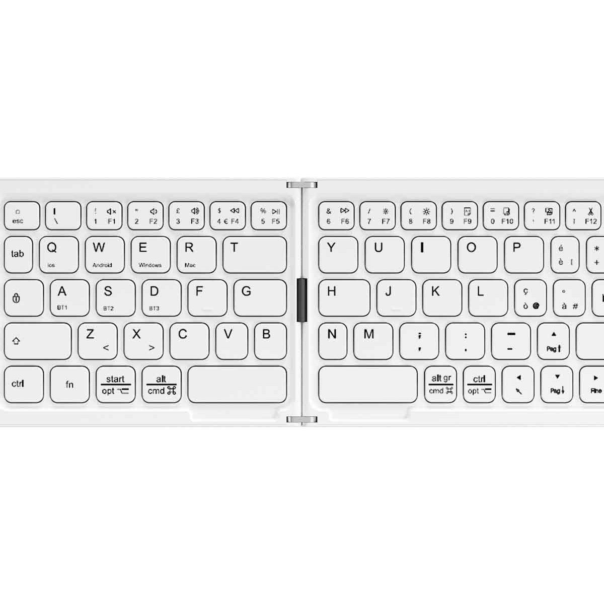 Tech Pop Kboardy Tastiera Bluetooth ultra sottile e pieghevole