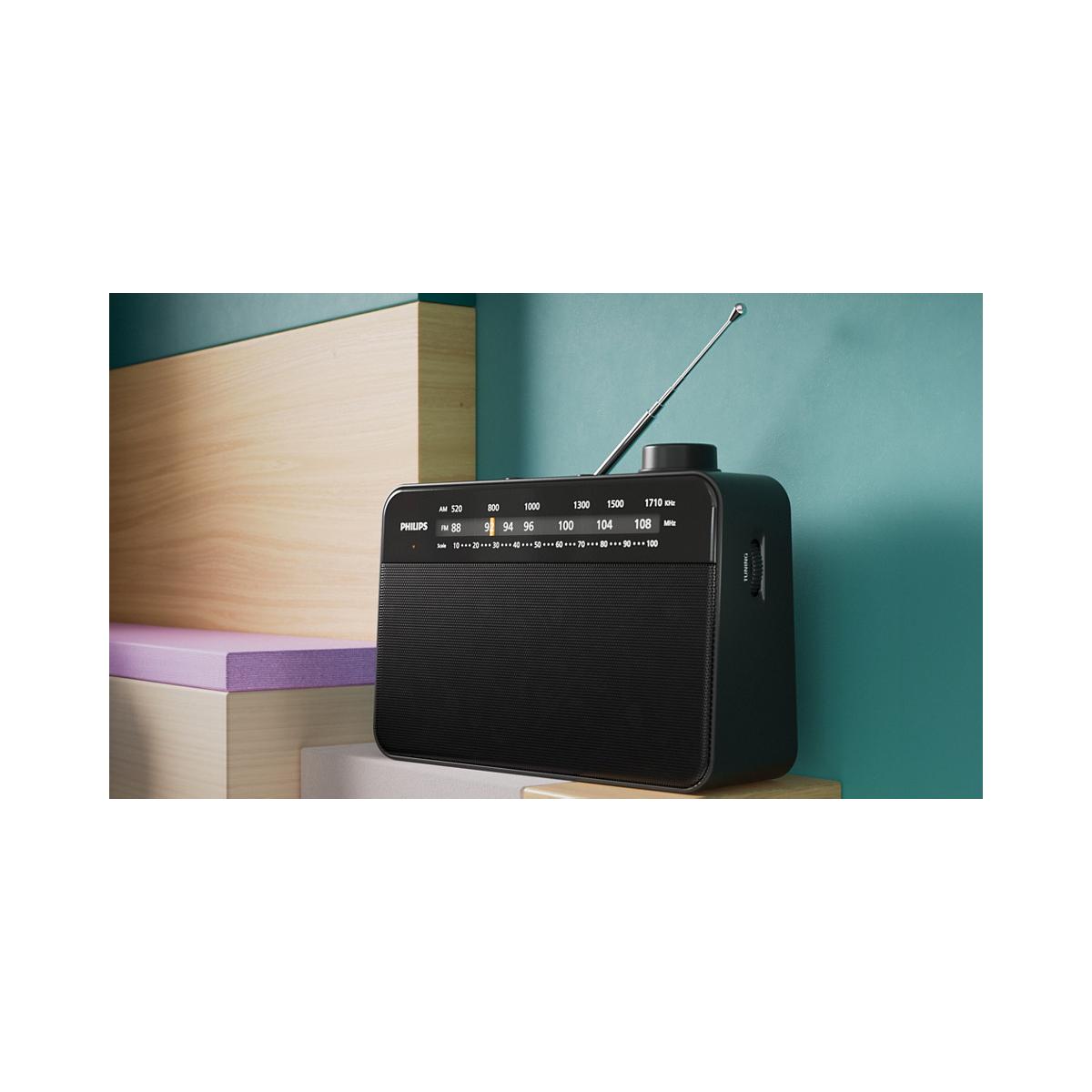 Philips TAR2509/10 radio Portatile Analogico Nero