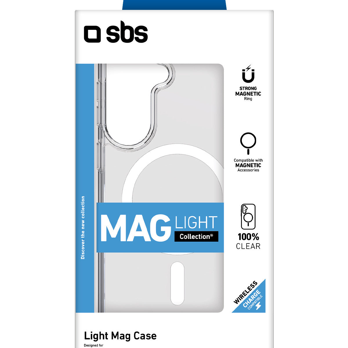 SBS TELIGMAGSAS26PT custodia per cellulare 17 cm (6.7") Cover Trasparente