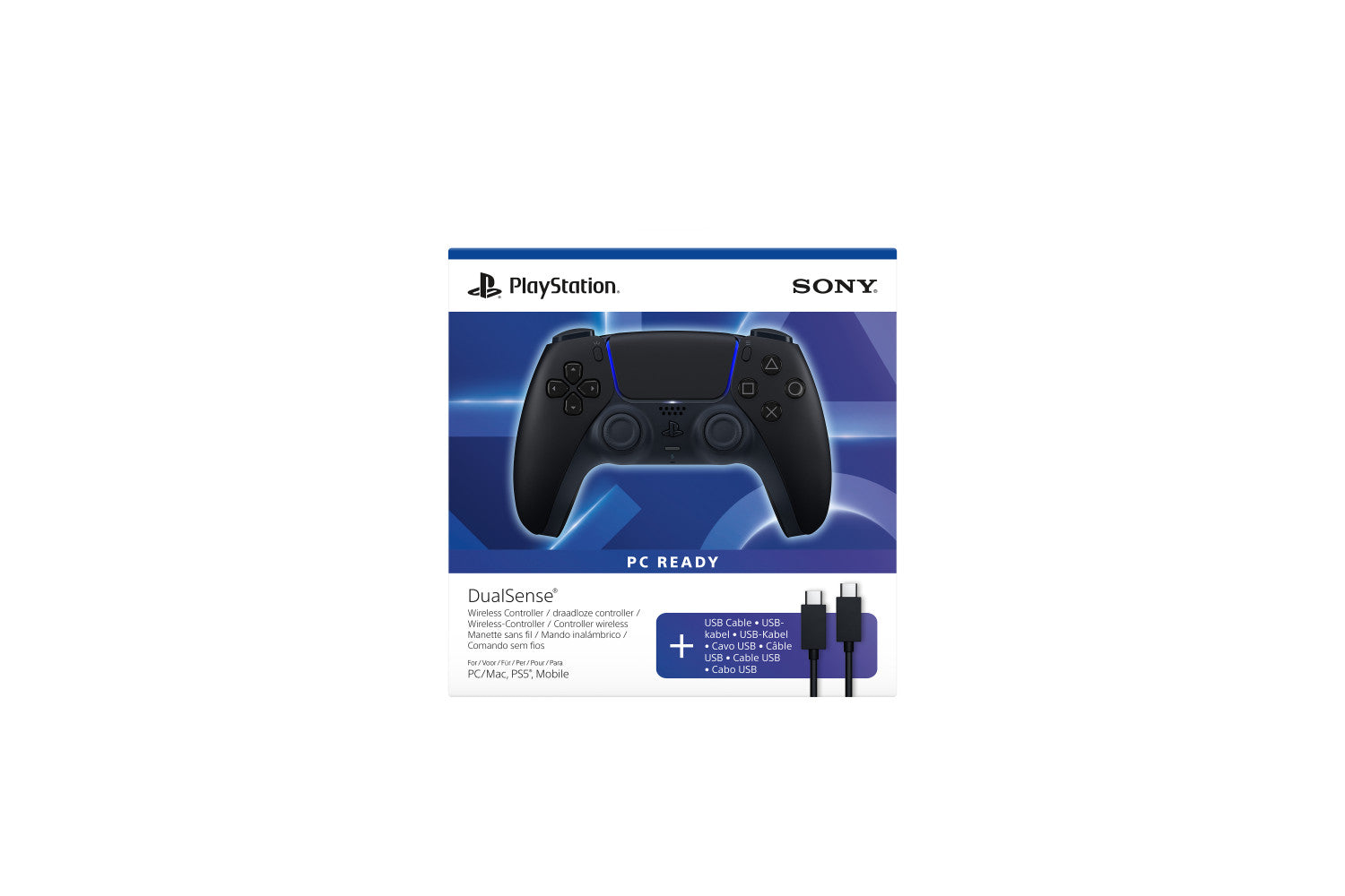 Sony Interactive Entertainment DualSense Nero Bluetooth/USB Gamepad Analogico/Digitale PlayStation 5, PC
