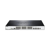D-Link DGS-1510-28XMP Gestito L2/L3 Gigabit Ethernet (10/100/1000) Supporto Power over Ethernet (PoE) Nero, Grigio