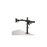 StarTech.com ARMDUAL2 supporto da tavolo per Tv a schermo piatto 81,3 cm (32") Nero