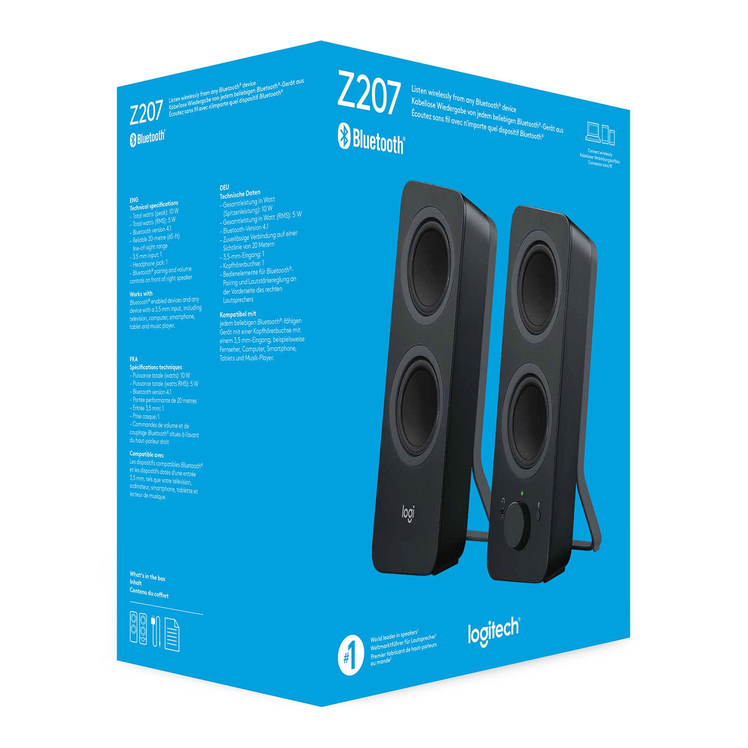 Logitech Z207 Casse Bluetooth Altoparlanti con Cavo e Senza Cavo 5 W Nero