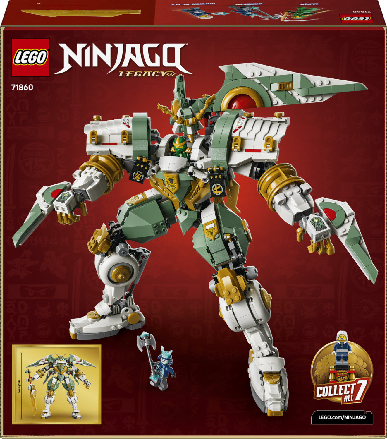 LEGO Ninjago Mech Titano di Lloyd 15 Anniversario 71860 1293 Pezzi