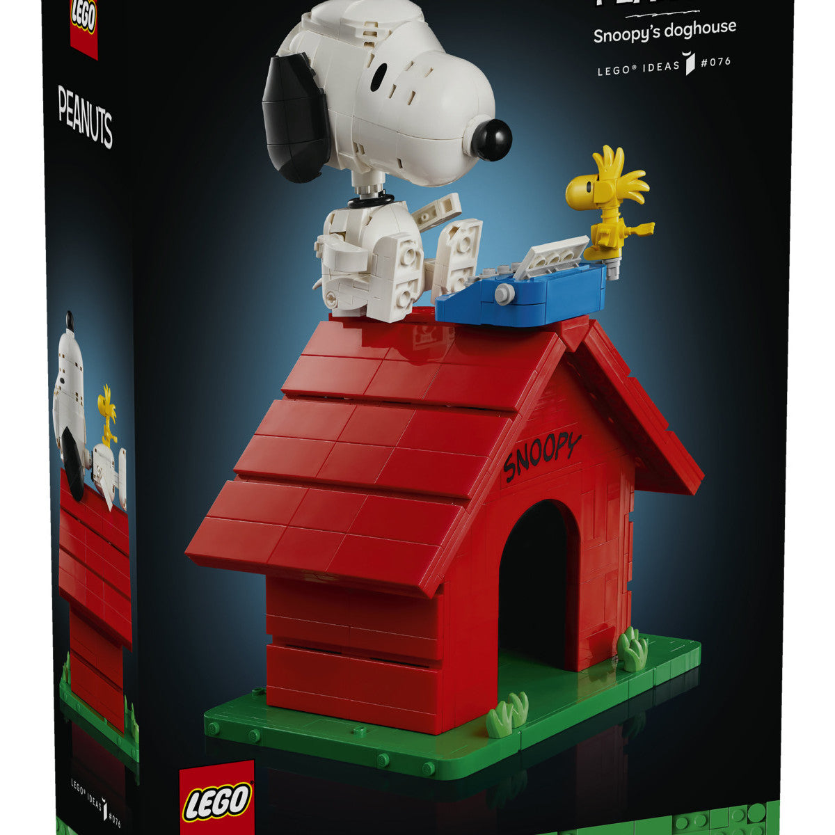 Lego Ideas 21368 Peanuts: La Cuccia Di Snoopy, Kit Modellismo Da Esposizione Per Adulti Con Personaggi Di Snoopy E Woodstock