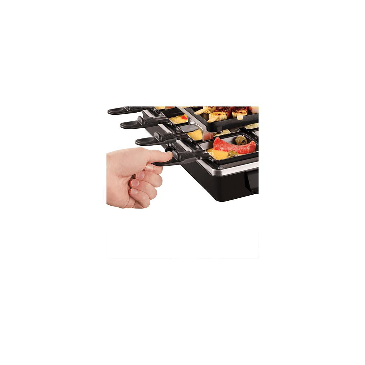 Russell Hobbs Multi Raclette 3 in 1 griglia per raclette 8 persone 1400 W Nero
