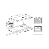 Whirlpool Piano Cottura GMAL 9522/IXL da Incasso 86 cm Gas 5 Fornelli Acciaio