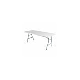Amicasa Tavolo Da Giardino Allungabile Scilla Rettangolare Alluminio Bianco 180/240x100 cm 8/10 Posti