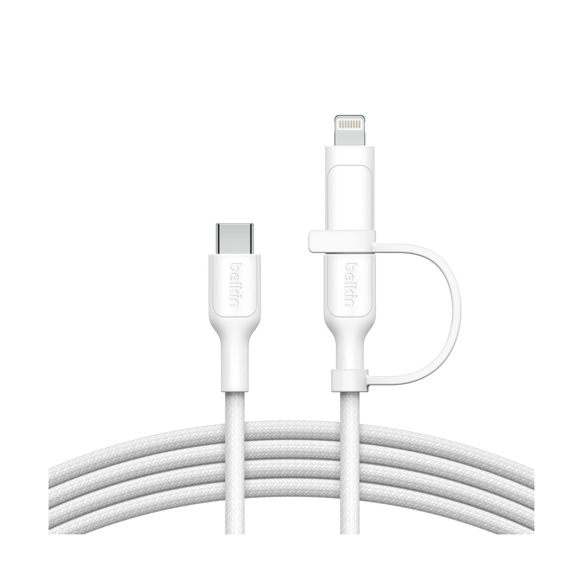 Belkin BoostCharge Pro cavo USB USB 2.0 1,5 m USB C USB C/Lightning Bianco