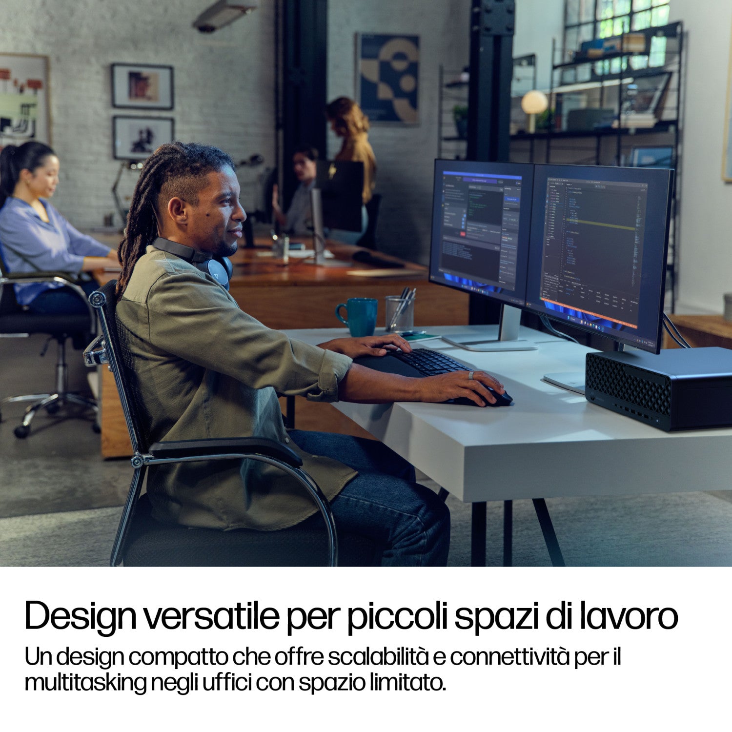 HP EliteDesk 8 SFF G1i Desktop AI PC Wolf Pro Security Edition Intel Core Ultra 7 265 32 GB DDR5-SDRAM 1 TB SSD Windows 11 Pro