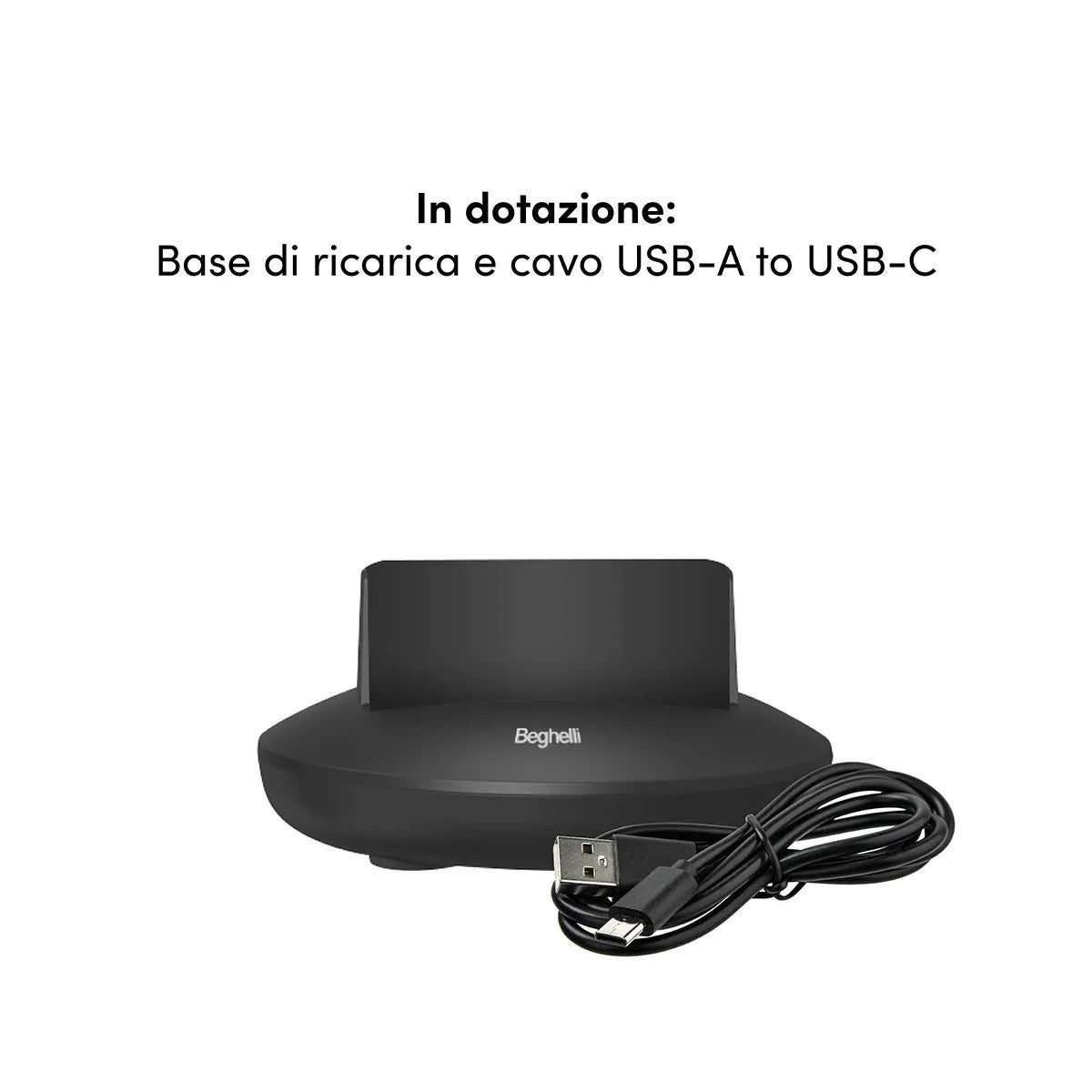 Beghelli SLV41 7,11 cm (2.8") 128 g Nero Telefono per anziani