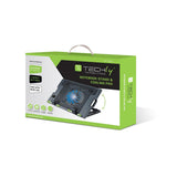 Techly Supporto per notebook fino a 17.3" con sistema di raffreddamento