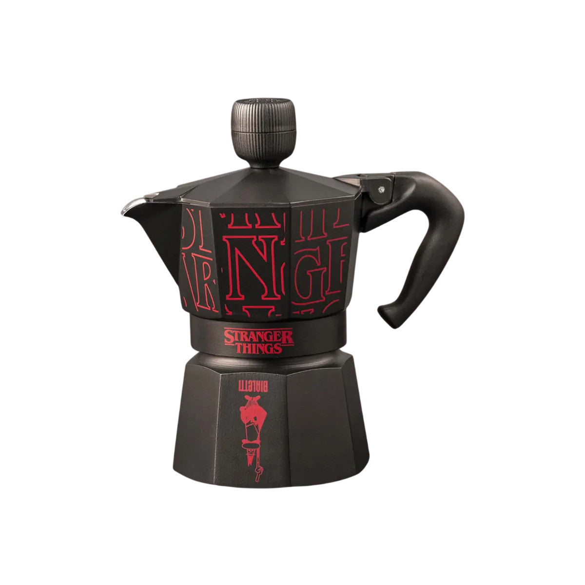 Bialetti Stranger Things Moka Nero, Rosso