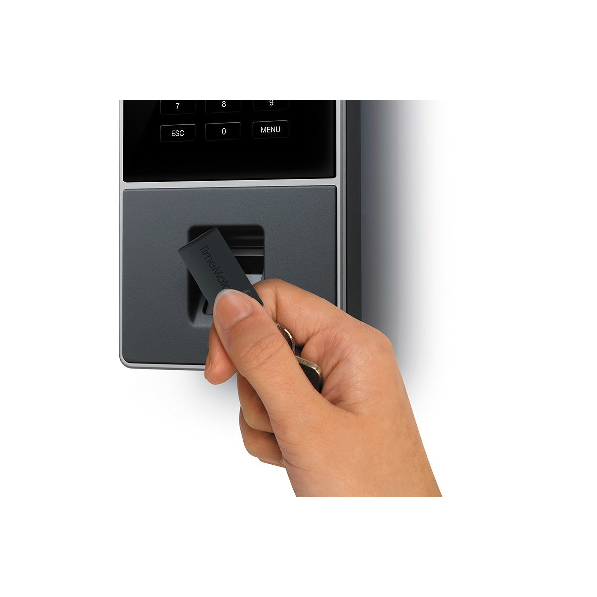 Safescan TimeMoto TM-626 Nero Gettone elettronico, Impronta digitale, Password, Scheda di prossimità AC TFT Collegamento ethernet LAN