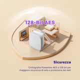 Strong Kit Powerline 600 Duo Mini PL600MDUO, 2 Adattatori, HomePlug AV2, 600 Mbps, Crittografia AES 128 Bit, Porte LAN RJ-45