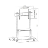 Techly Supporto da pavimento TV 55-110 pollici