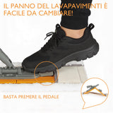 Perfetto Panno Ricambio Lavapavimenti In Microfibra 42x16 Cm Bianco