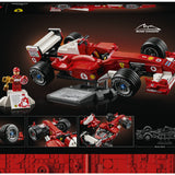 LEGO Icons Ferrari F2004 e Michael Schumacher 11375 Set da Costruzione 735 Pezzi per Adulti
