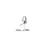 Yealink YHS36 Cuffie Cablato a Padiglione Ufficio Nero Argento