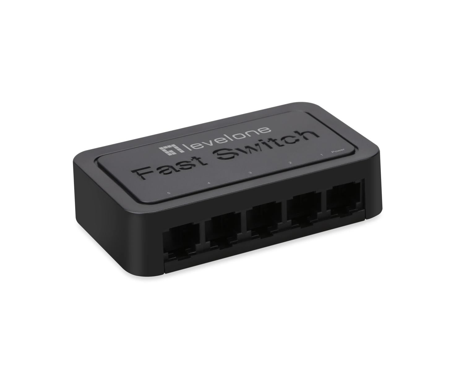 LevelOne FEU-0512 switch di rete Non gestito Fast Ethernet (10/100) Nero
