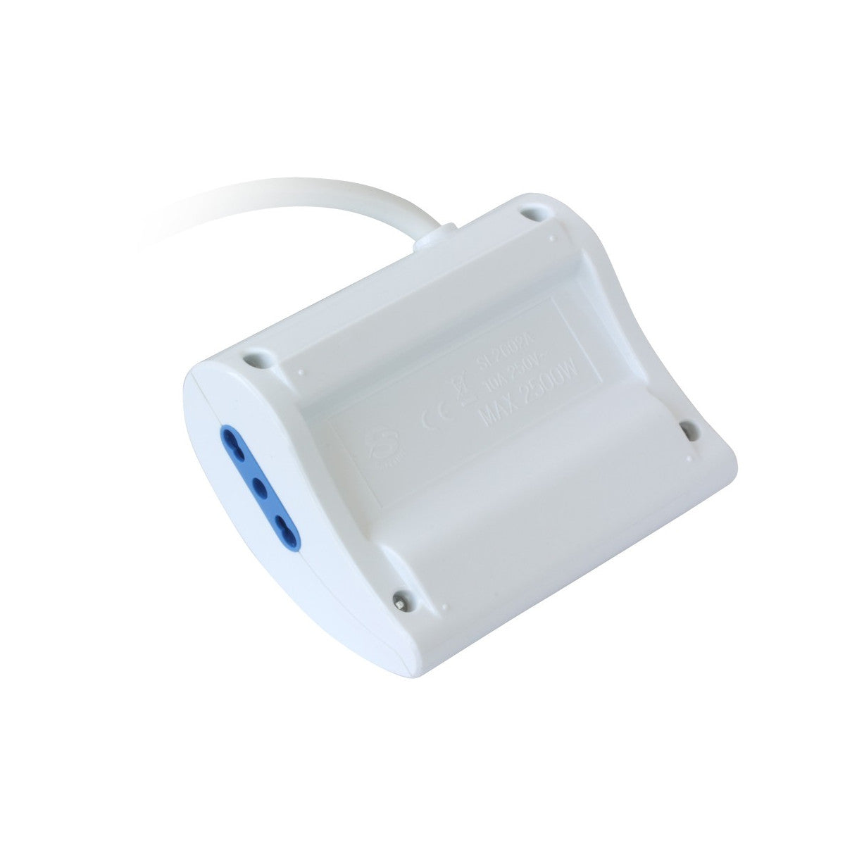 Techly Multipresa da Tavolo 3 Posti con 2 Porte USB-A e 1 Porta USB-C QC3.0