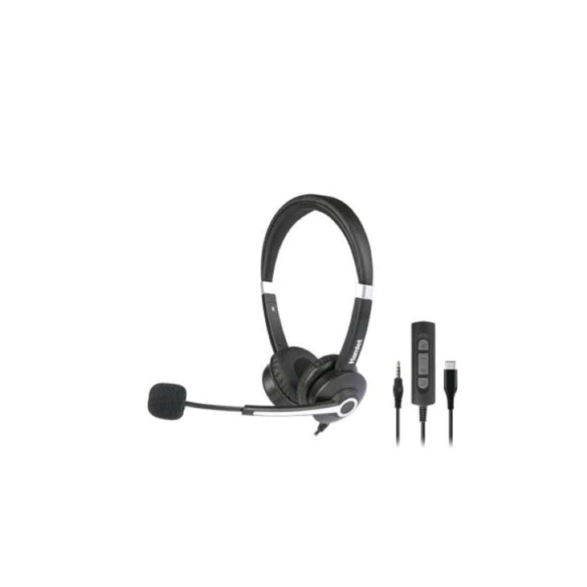 Hamlet Cuffia Professionale Biaurale Con Microfono HHEADM-UJX USB-A USB-C Jack 3.5 Mm