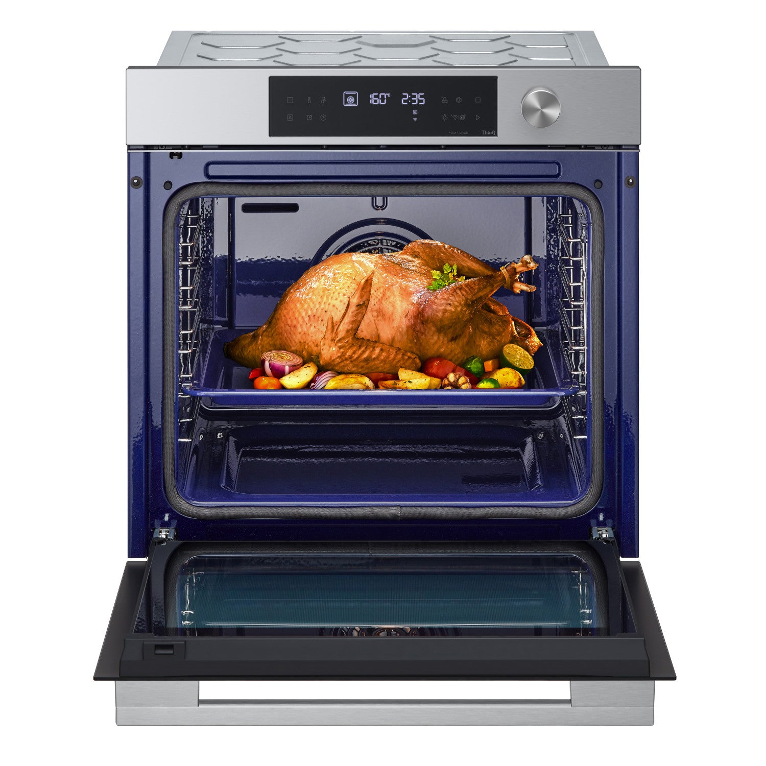 LG InstaView WSED7612S Forno 76L Classe A EasyClean, Pirolisi, Air Fry, Sous Vide, Wi-Fi
