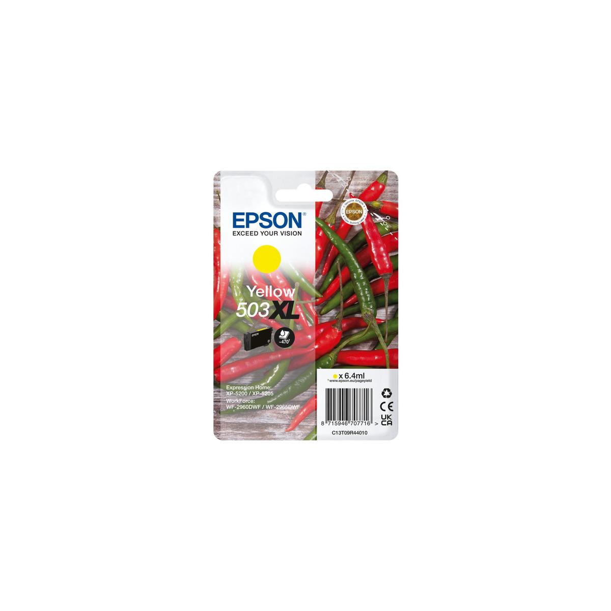 Epson 503XL Cartuccia d'Inchiostro 1 pz Originale Resa Elevata XL Giallo