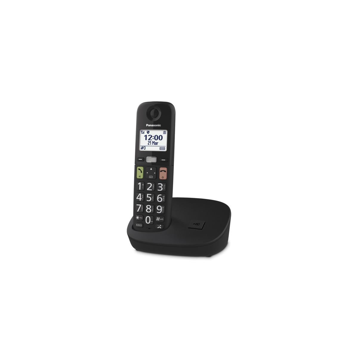 Panasonic KX-TGU112 Telefono DECT Identificatore di chiamata Nero