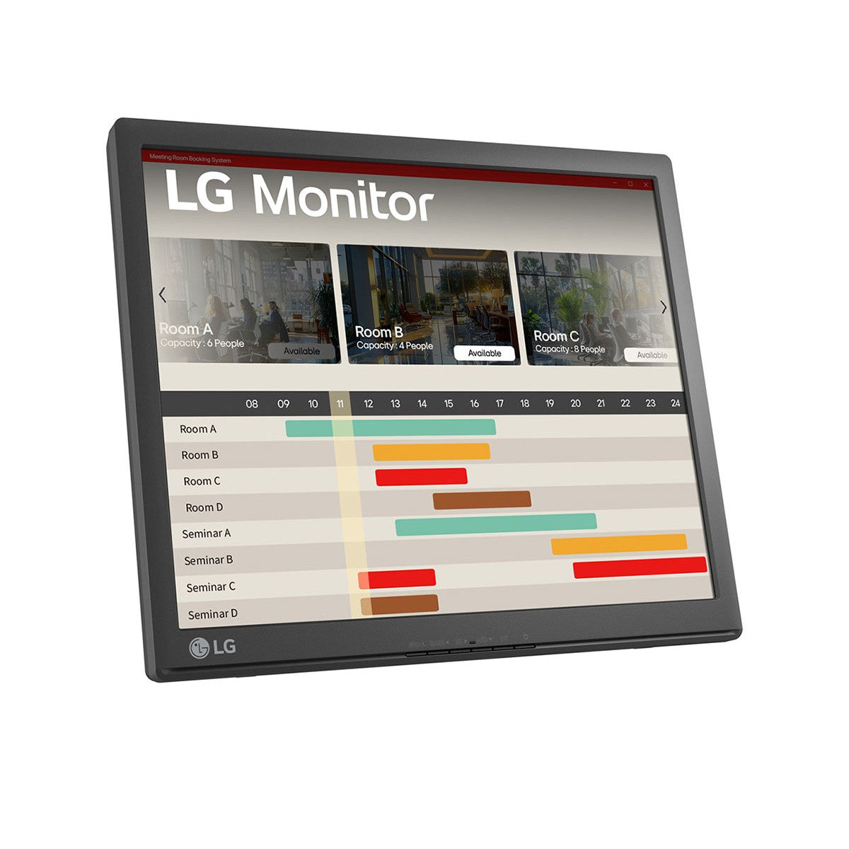 LG 17BR30T-B.AWM Monitor PC 43,2 cm (17") 1280 x 1024 Pixel SXGA LCD Touch screen Nero