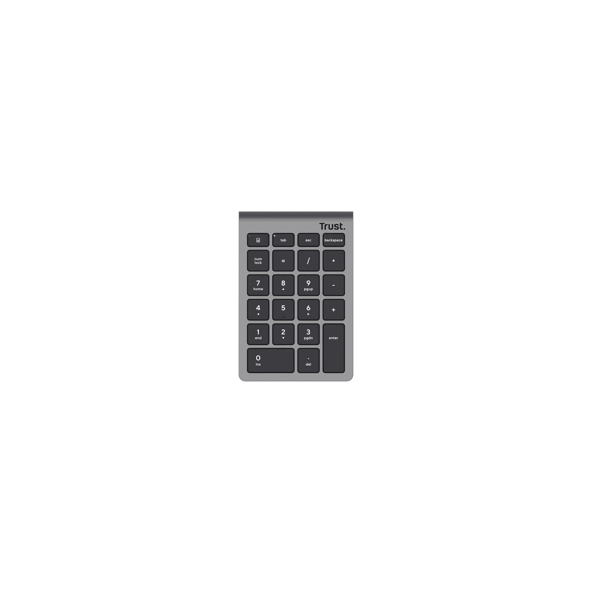 Trust Xalas tastierino numerico Laptop/PC RF Wireless Argento