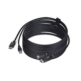 StarTech.com Cavo KVM DisplayPort e USB 5Gbps da 3m, Cavo Combinato DP 1.2 4K 60Hz e USB-A 3.0 per Switch KVM