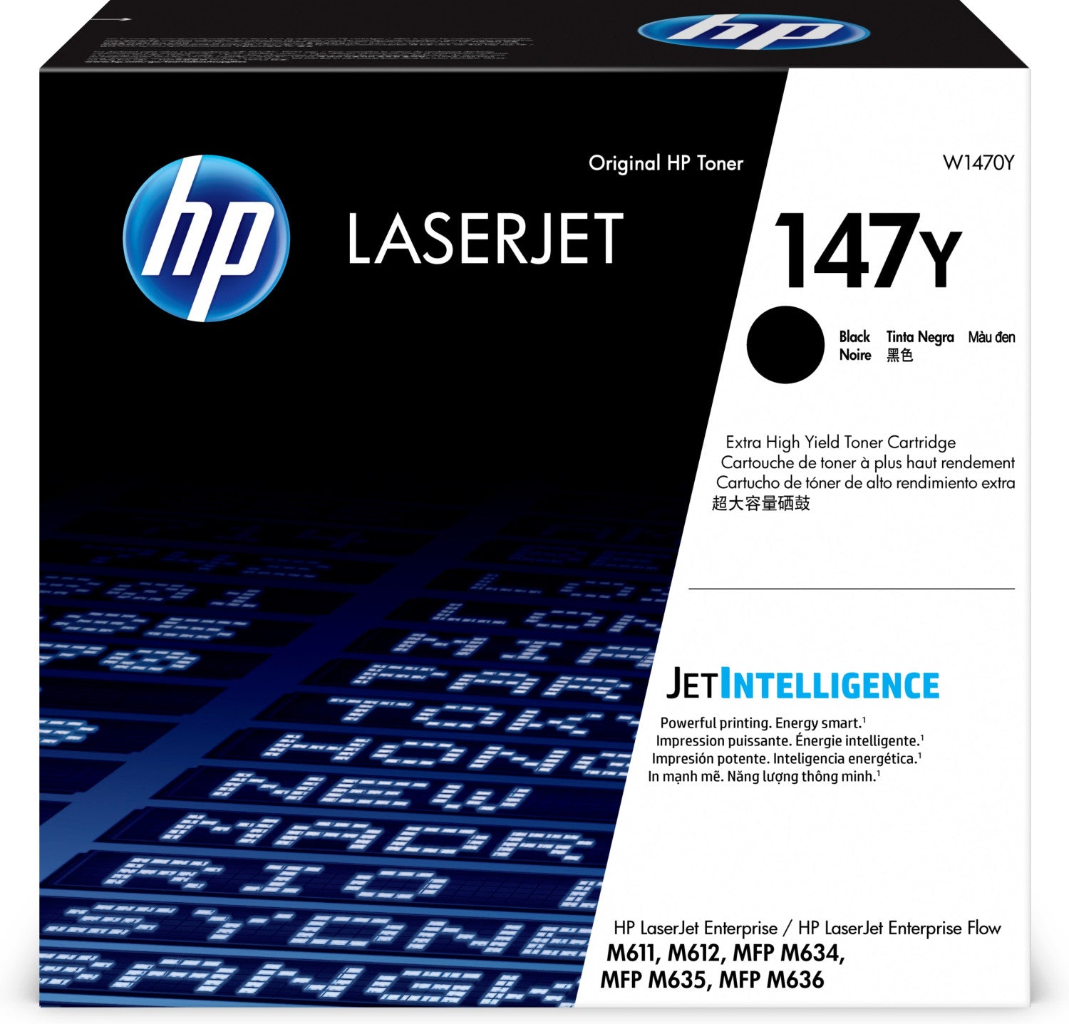 HP 147Y Extra High Yield Black Original LaserJet Toner Cartridge Cartuccia Toner 1 pz