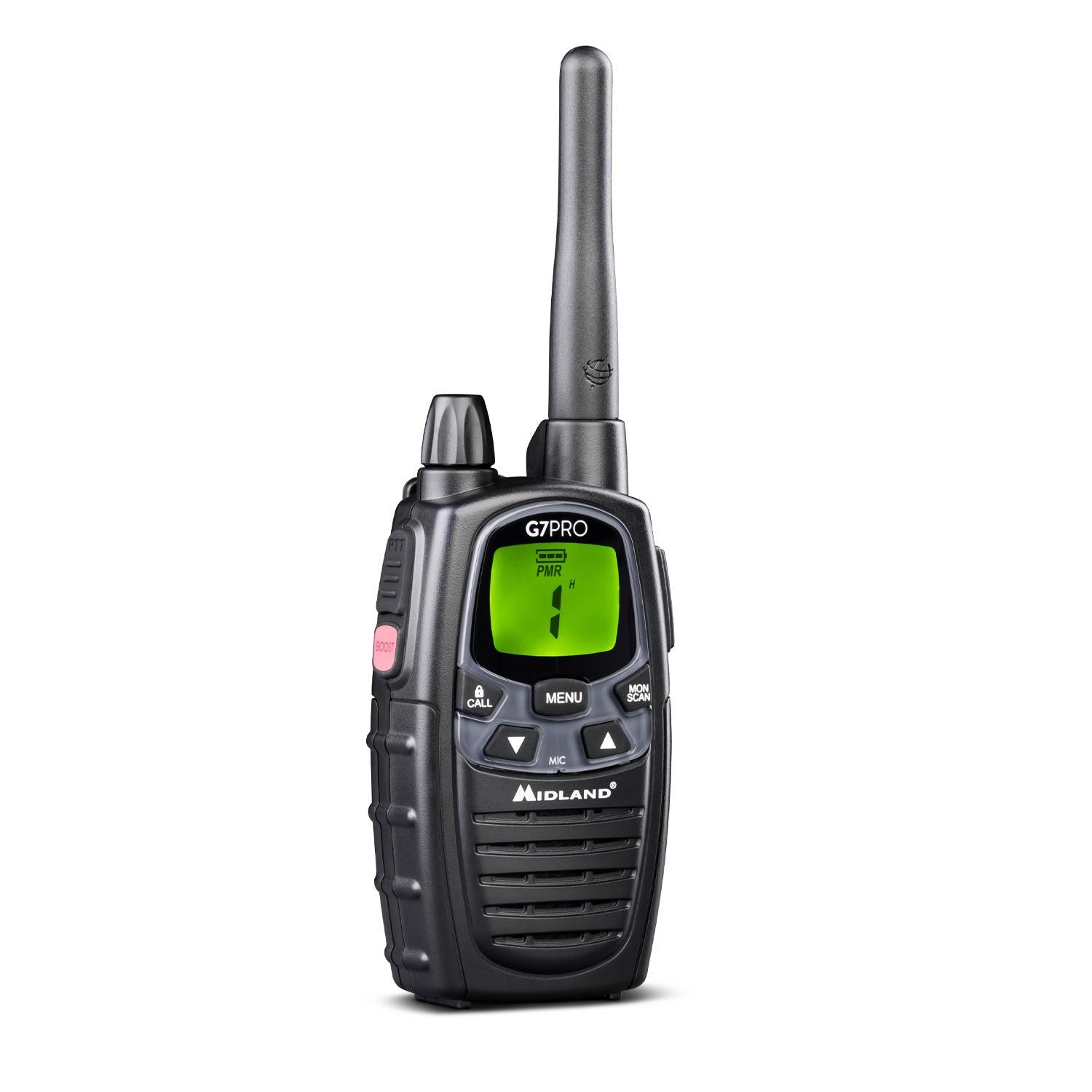 Midland G7 Pro Walkie Talkie ricetrasmittente 69 canali 446.00625 446.09375 MHz Nero