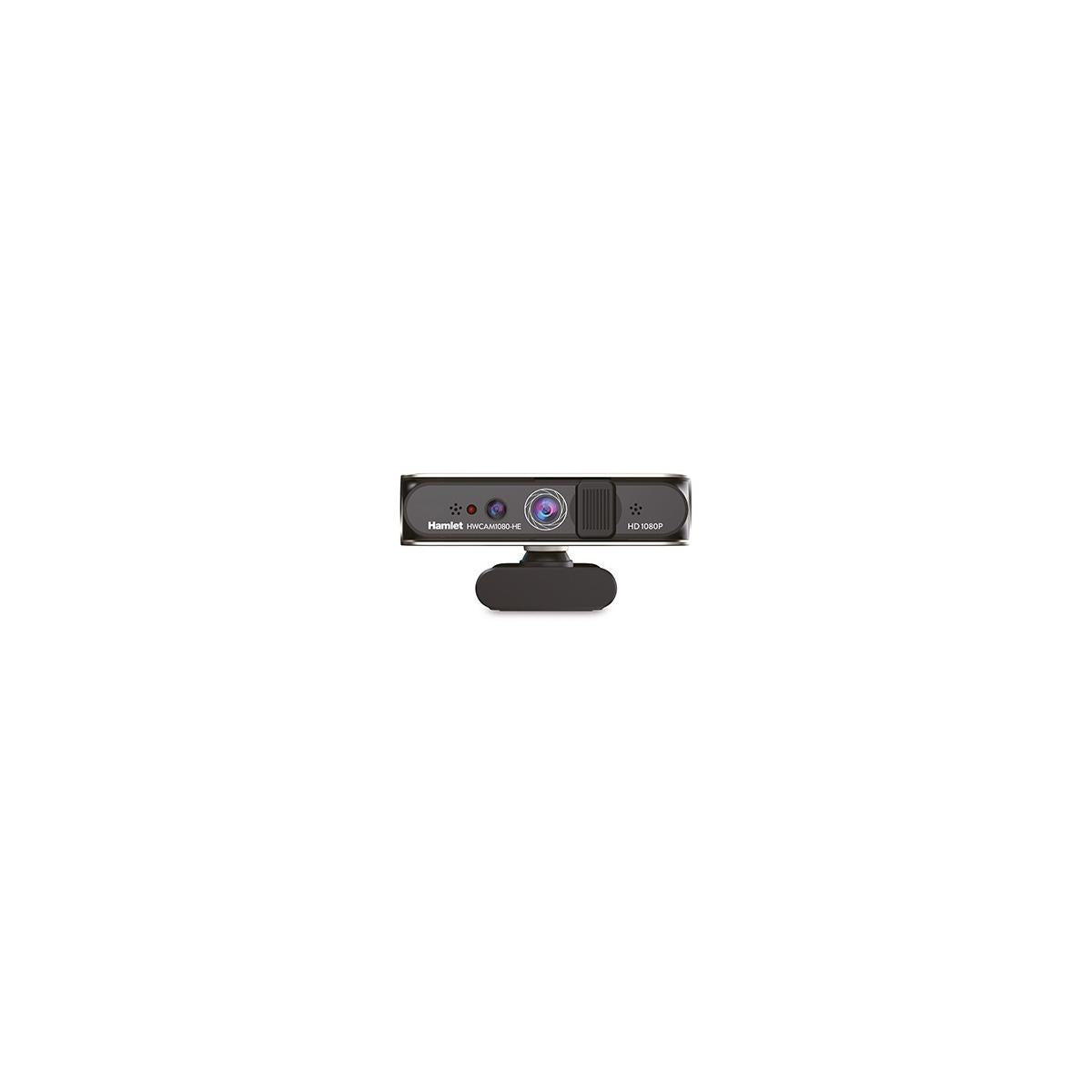 Hamlet HWCAM1080-HE webcam 2 MP 1920 x 1080 Pixel USB 2.0 Nero