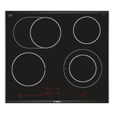 Bosch Serie 8 PKN675DP1D piano cottura Nero, Acciaio inox Da incasso Ceramica 4 Fornelli
