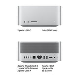 Apple Mac Studio : Chip M5 Max con cpu 18 core e gpu 32 core, 512GB SSD