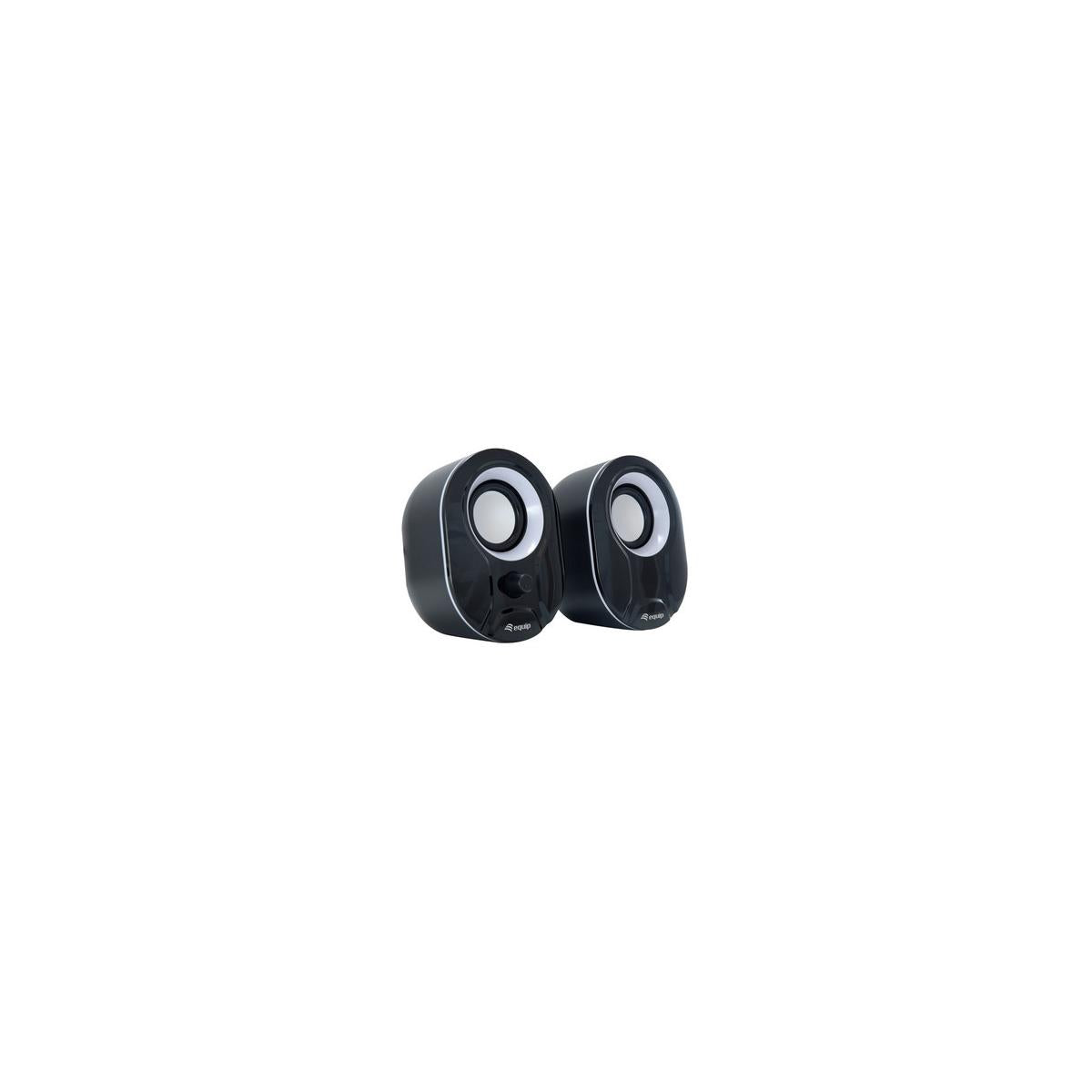 Equip 245333 Altoparlante Mini per PC e Portatile Cablato 6 W Nero Bianco