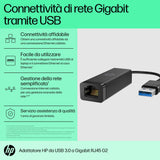 HP USB 3.0 to Gigabit RJ45 Adapter G2 Ethernet