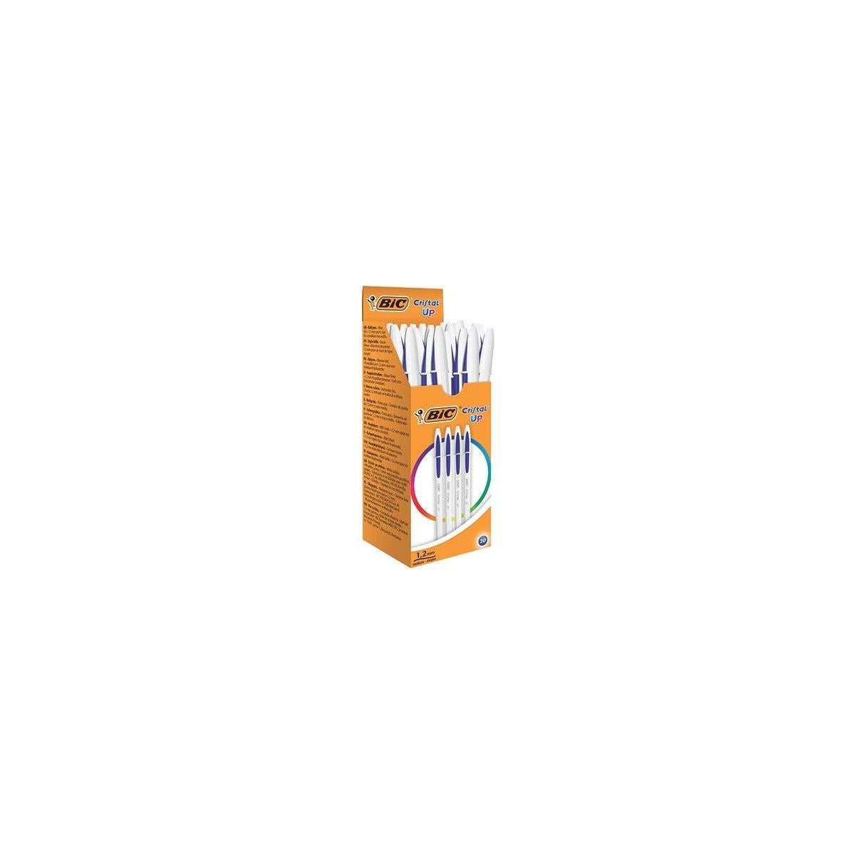 BIC Cristal Up Blu Penna a sfera Medio 20 pz