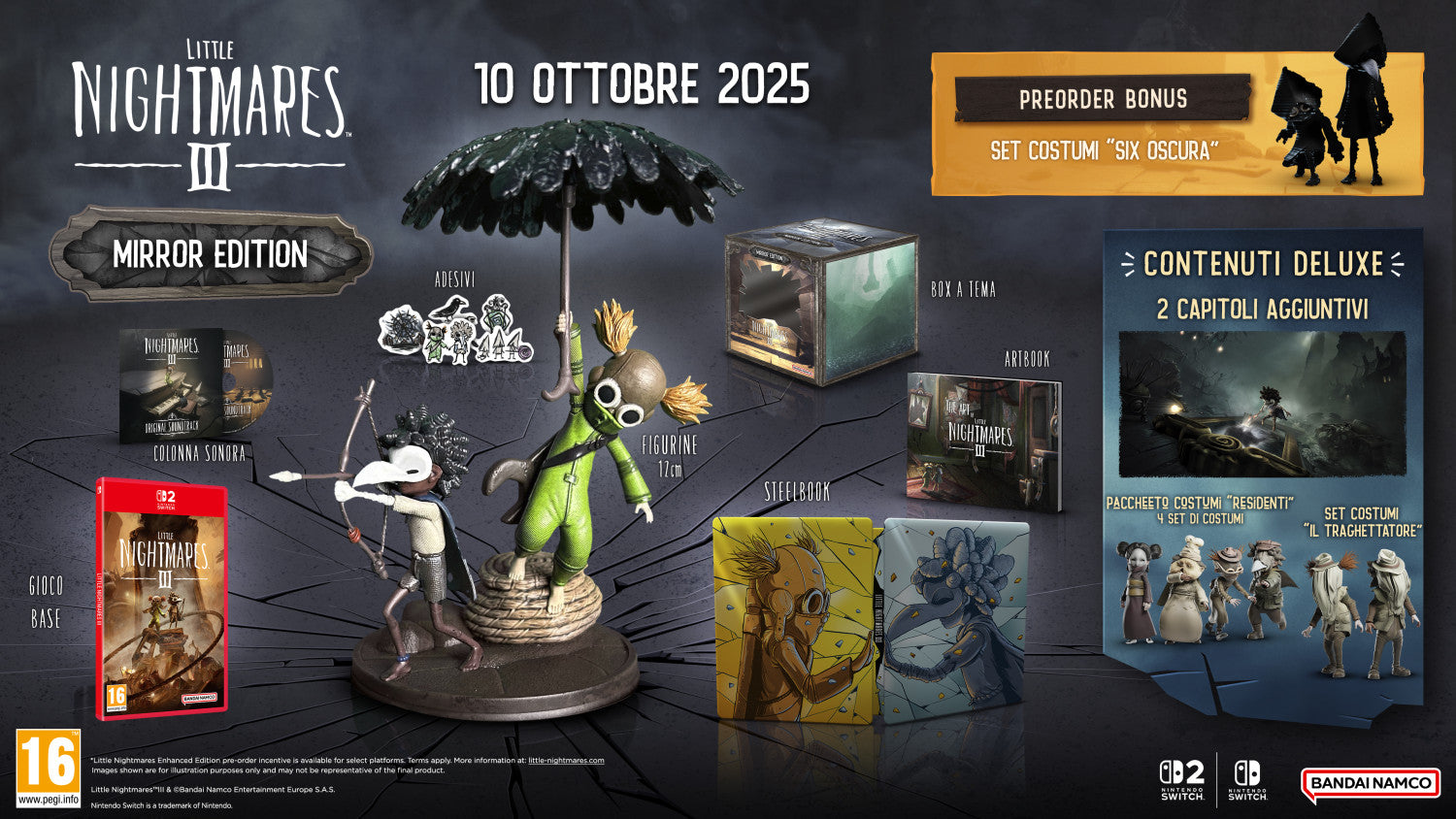 BANDAI NAMCO Entertainment Little Nightmares III Mirror Edition NSW2 Nintendo Switch 2