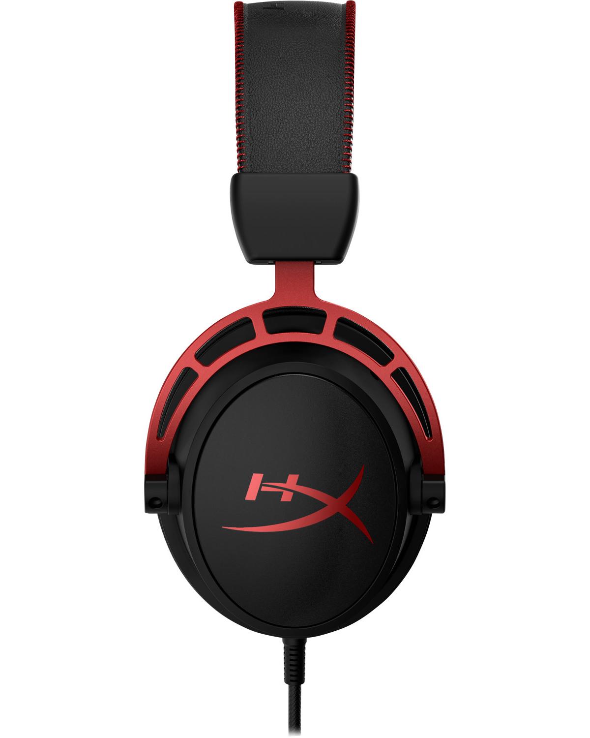 HyperX Cloud Alpha da Gaming Headset Cuffie Cablato a Padiglione Nero Rosso