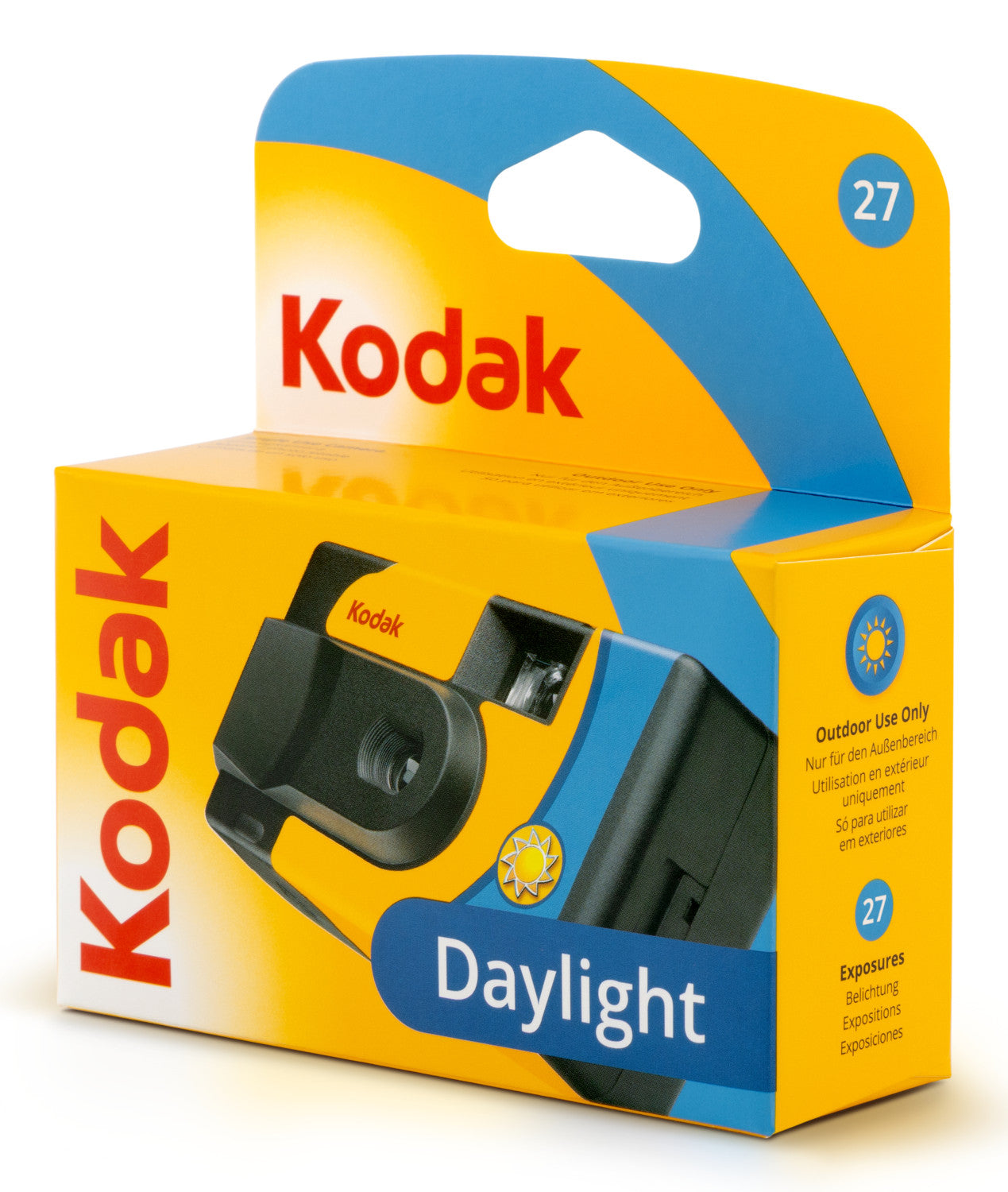 Kodak Daylight Macchina da presa compatta 35 mm Nero, Giallo