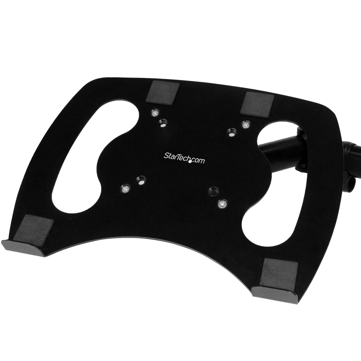 StarTech.com ARMUNONB supporto da tavolo per Tv a schermo piatto 68,6 cm (27") Alluminio, Nero Scrivania