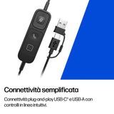 HP Poly Cuffie stereo cablate Mission 425 USB Classic